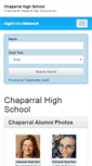Mobile Screenshot of chaparralhighschoolalumni.com